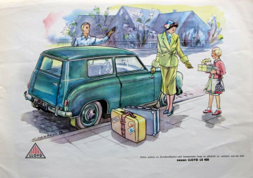 Lloyd Modelprogram 1953 Carbrochure (8463)